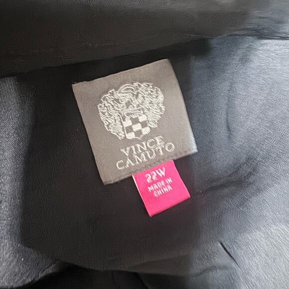 Vince Camuto size 22W Black Blazer Jacket Work Career Office Classy Cropped - Picture 5 of 7